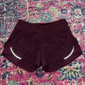 Burgundy Athletic Shorts